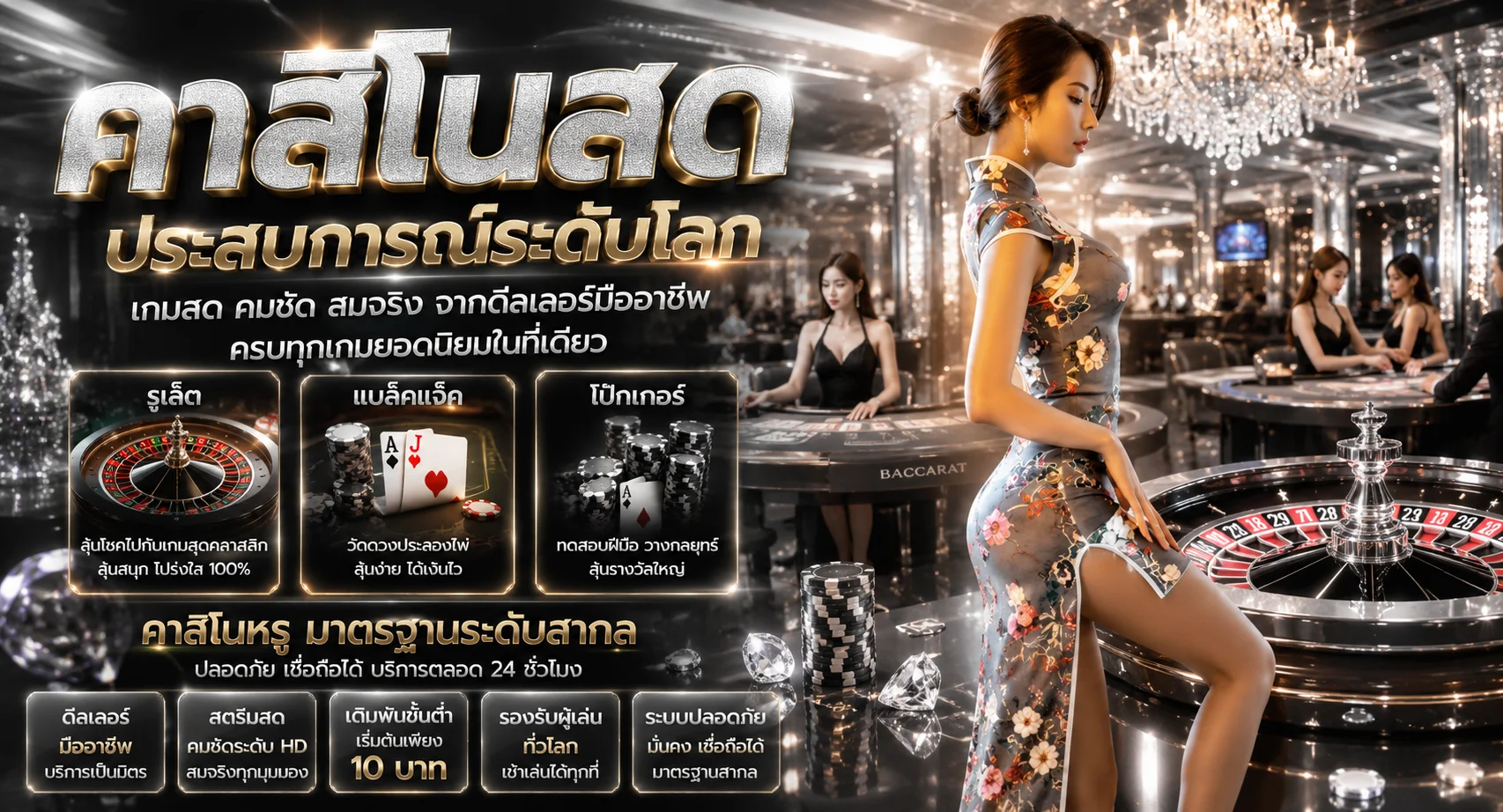 โต๊ะบาคาร่าออนไลน์ เว็บตรง คาสิโนสดในเว็บ LOMAGAME